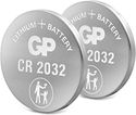 GP CR2032 C2 lithium knoopcelbatterij 3 volt - 2 stuks