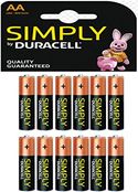 Duracell Simply AA batterijen - 12 stuks