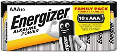 Energizer Batterij Alkaline Power AAA (LR03) - 10 stuks