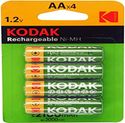 Kodak Piles oplaadbare Chargées Ni-MH AA 1,2 V batterij 2100 mAh - 4 stuks