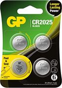 GP CR2025  Lithium | knoopcelbatterijen 3V - 4 stuks