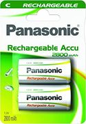 Panasonic P14P/2BC Oplaadbare Accu Power C batterij 1,2 V, 3000 mAh, 2 stuks