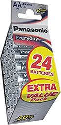 Panasonic Everyday alkaline batterij AA - 24 stuks