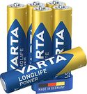 Varta Longlife Power AAA (LR03) alkaline batterij - 6 stuks 