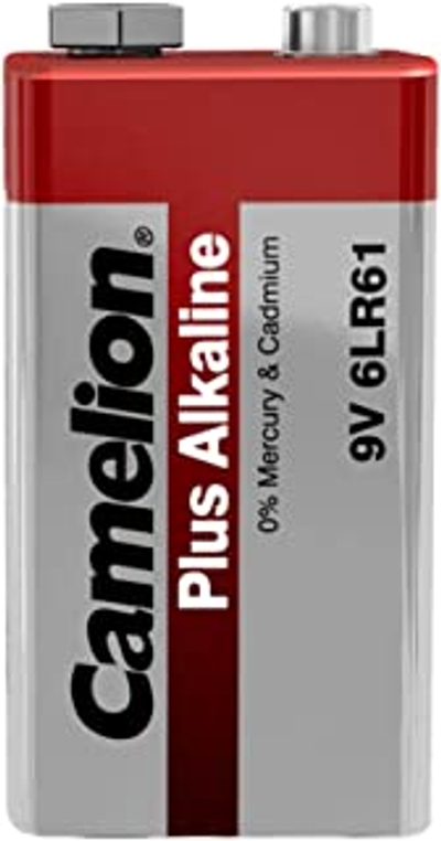 Camelion 11100122 Plus alkaline batterijen 6LF22 9 volt blok / 1 stuk krimpverpakking