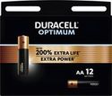 Duracell Optimum Alkaline AA batterijen - 12 stuks