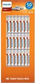 Philips Longlife Batterijen AAA zinkkoolstof - 50 stuks