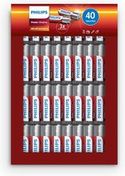 Philips Power Alkaline AAA Batterijen - 40 stuks
