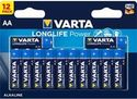 Varta AA Alkaline Batterijen - 1.5 V High Energy - 12 stuks