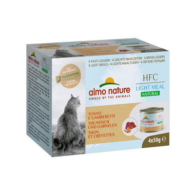 4x50g Natural Light Almo Nature HFC Kattenvoer - Diverse Smaken - natvoer katten