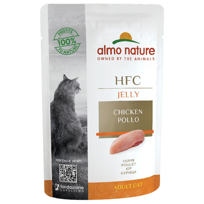 Kip HFC Maaltijdzakjes Almo Nature 24 x 55 gram - natvoer katten