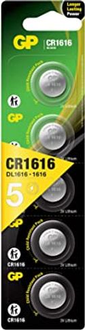 GP CR1616-7U5 lithiumbatterij CR1616 3 V - 5 stuks