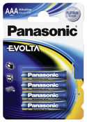 Panasonic Evolta Alkaline AAA batterijen - 4 stuks 