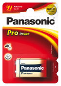 Panasonic Pro Power Alkaline 9v blok 1 batterijen