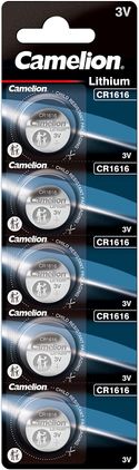 Camelion lithium knoopcelbatterijen CR1616 - 5 stuks