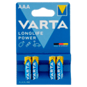 Varta Longlife power AAA batterijen - 4 stuks