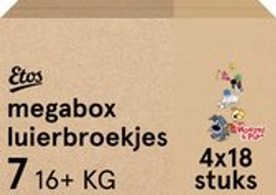 Etos Woezel & Pip  luierbroekjes maat 7 - 72 stuks