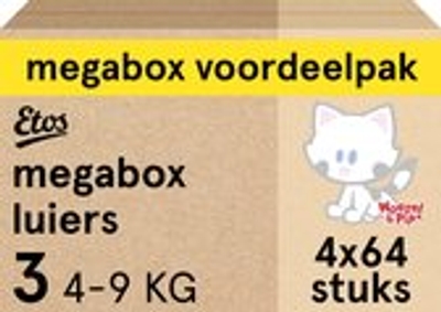 Etos Woezel & Pip  luiers maat 3 - 256 stuks