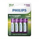 Philips AA Oplaadbare batterijen - 4 stuks