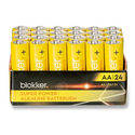 Blokker Alkaline Batterijen AA - 24 stuks