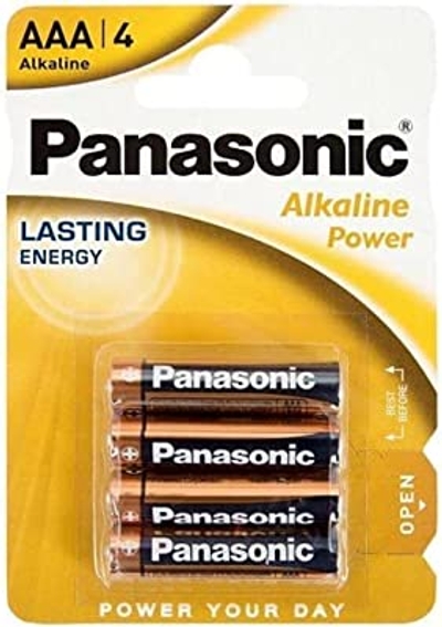 Panasonic LR 03 PAP Micro AAA alkaline batterij 4 stuks 1,5V import Duitsland