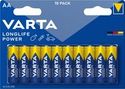 Varta AA Longlife Batterijen - 10 stuks - alkaline