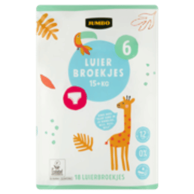 Jumbo  luierbroekjes maat 6 - 18 stuks