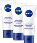 NIVEA Essentials Sensitive - Nachtcrème - 3 x 50 ml