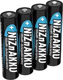 ANSMANN Nikkel-zink accu AAA 1,6 V 900 mWh 550 mAh penlite NiZn/Ni-Zn accu AA oplaadbare batterijen AAA - ter vervanging van niet-oplaadbare batterijen van 1,5 V 4 stuks