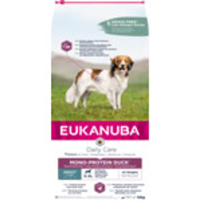 Eukanuba Hondenvoer Daily Care Eend Adult Mono-Proteine 12 kg - hondenbrokken