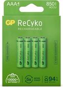 GP ReCyko Rechargeable AAA batterijen - Oplaadbare batterijen AAA (850mAh) - 4 stuks - oplaadbaar