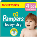 Pampers Baby Dry  luiers maat 4 - 204 stuks