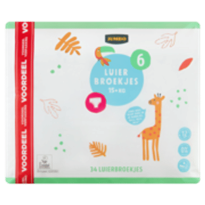 Jumbo  luierbroekjes maat 6 - 34 stuks