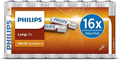 Philips R03L16F/10 AAA Batterij - 16 stuks