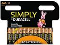 Duracell Batterijen AAA (LR03/MN2400) - 12 stuks