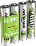 ANSMANN AAA oplaadbare Micro AAA batterijen - 4 stuks