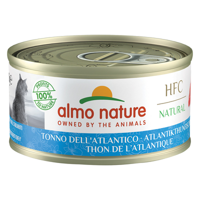 24 x 70 g Atlantische Tonijn Almo Nature HFC Natural kattenvoer - natvoer katten
