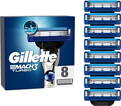 Gillette Mach 3 Turbo scheermesjes - 8 stuks