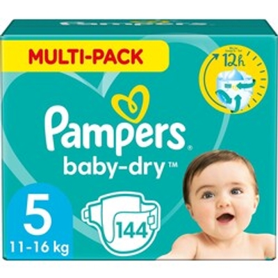 Pampers Baby Dry  luiers maat 5 - 144 stuks