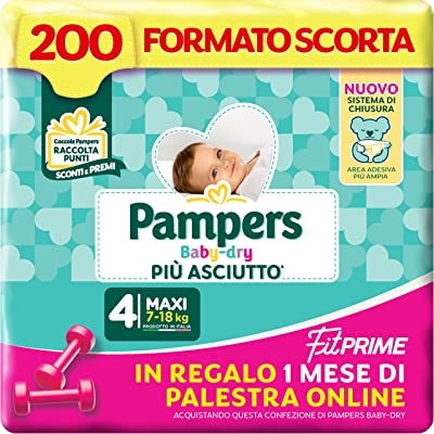 Pampers Baby Dry  luiers maat 4 - 200 stuks
