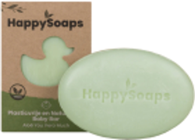 HappySoaps Baby & Kids Shampoo en Body Wash Bar Aloë You Vera Much 80 ml