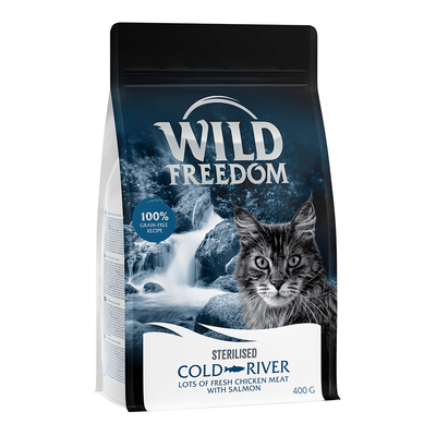 Wild Freedom Adult "Cold River" Sterilised Zalm - Graanvrij - 400 g - kattenbrokken