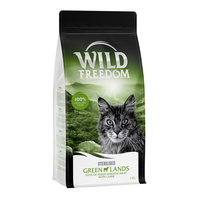 Wild Freedom Adult "Green Lands" Sterilised Lam – Graanvrij - 2 kg - kattenbrokken