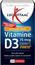 Lucovitaal Vitamine D3 D3 75mcg (3000IE) Forte 365 capsules