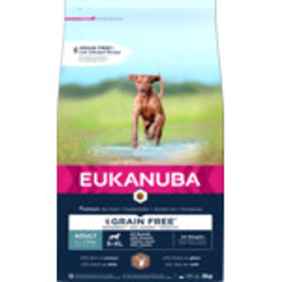 Eukanuba Hondenvoer Graanvrij Hert Adult All Sizes 3 kg - hondenbrokken
