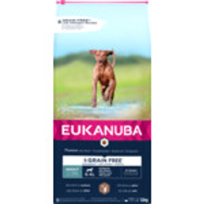 Eukanuba Hondenvoer Graanvrij Hert Adult All Sizes 12 kg - hondenbrokken