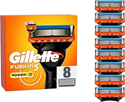 Gillette Fusion Power scheermesjes - 8 stuks