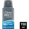 Dove Men + care clean comfort deodorant spray - 150 ml