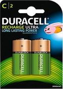 Duracell Rechargeable C 3000mAh batterijen - 2 stuks