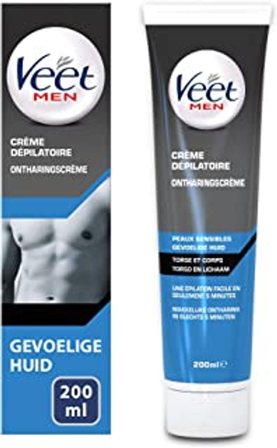Veet Men - Ontharingscreme - Man - Gevoelige Huid - 200 ml